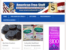 Tablet Screenshot of americanfreestuff.com